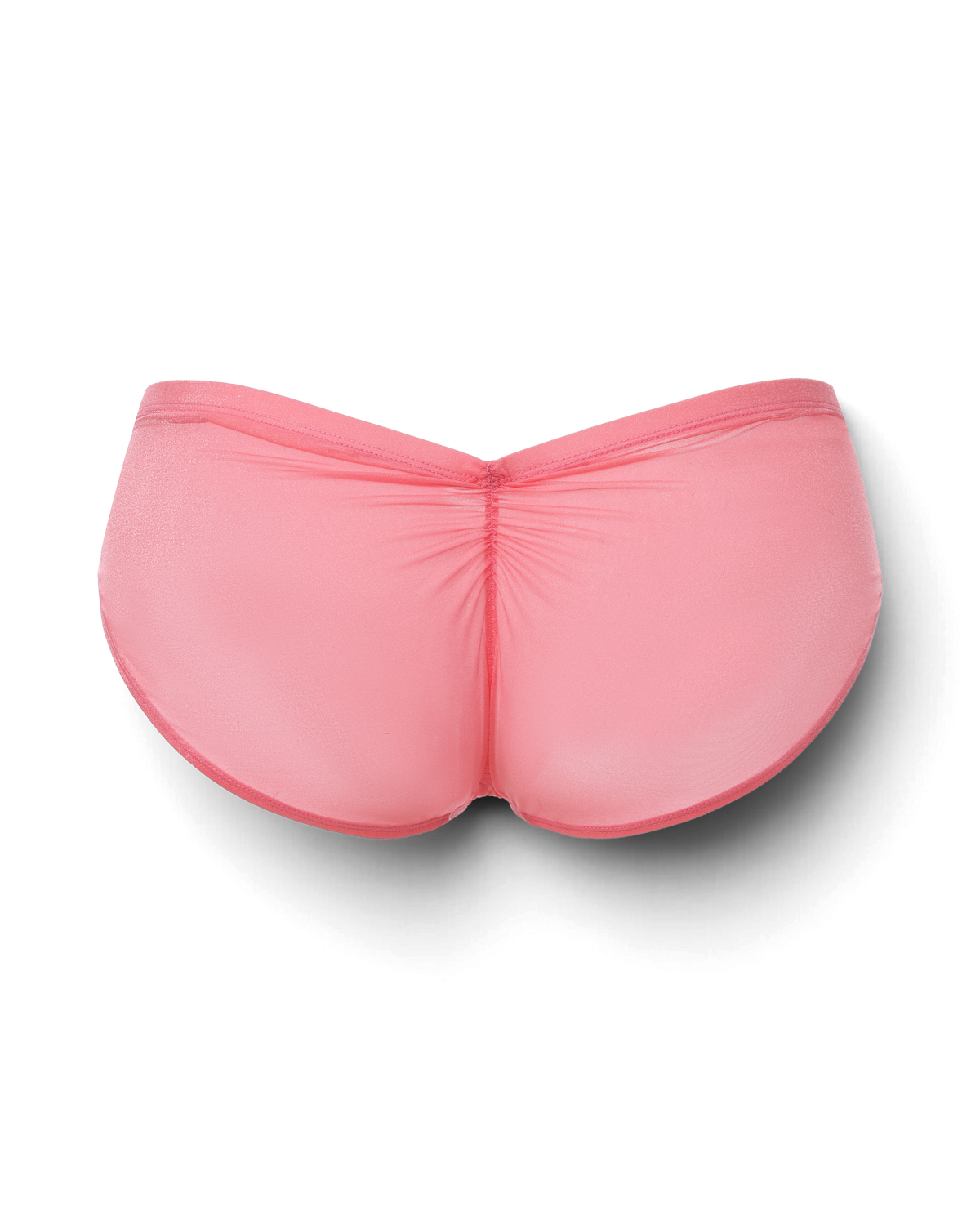 BSZN Shimmer Horseshoe Ring Brief — Pink back product view.