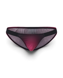 BSZN Gradient Dot Brief — Pink front product view.