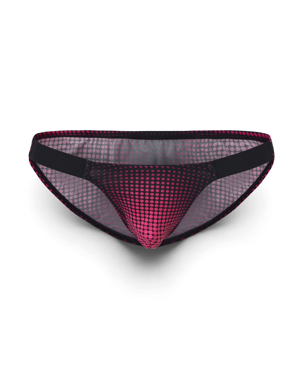 BSZN Gradient Dot Brief — Pink front product view.