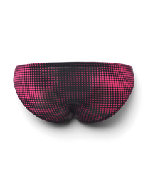 BSZN Gradient Dot Brief — Pink back product view.