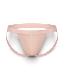 BSZN Wave Palette Double-Strap Jockstrap — Pink front product view.
