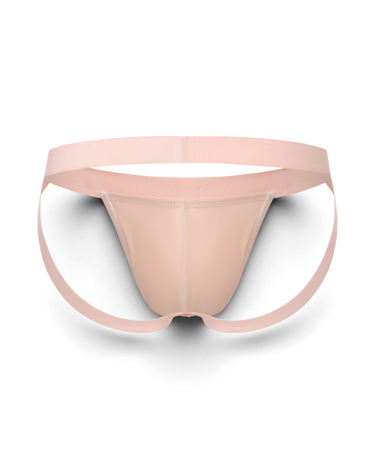 BSZN Wave Palette Double-Strap Jockstrap — Pink open-back product view.