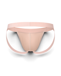 BSZN Wave Palette Double-Strap Jockstrap — Pink open-back product view.
