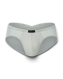 BSZN Crystal Veil V-Sculpt Brief — Pale green front product view.