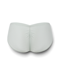 BSZN Crystal Veil V-Sculpt Brief — Pale green back product view.