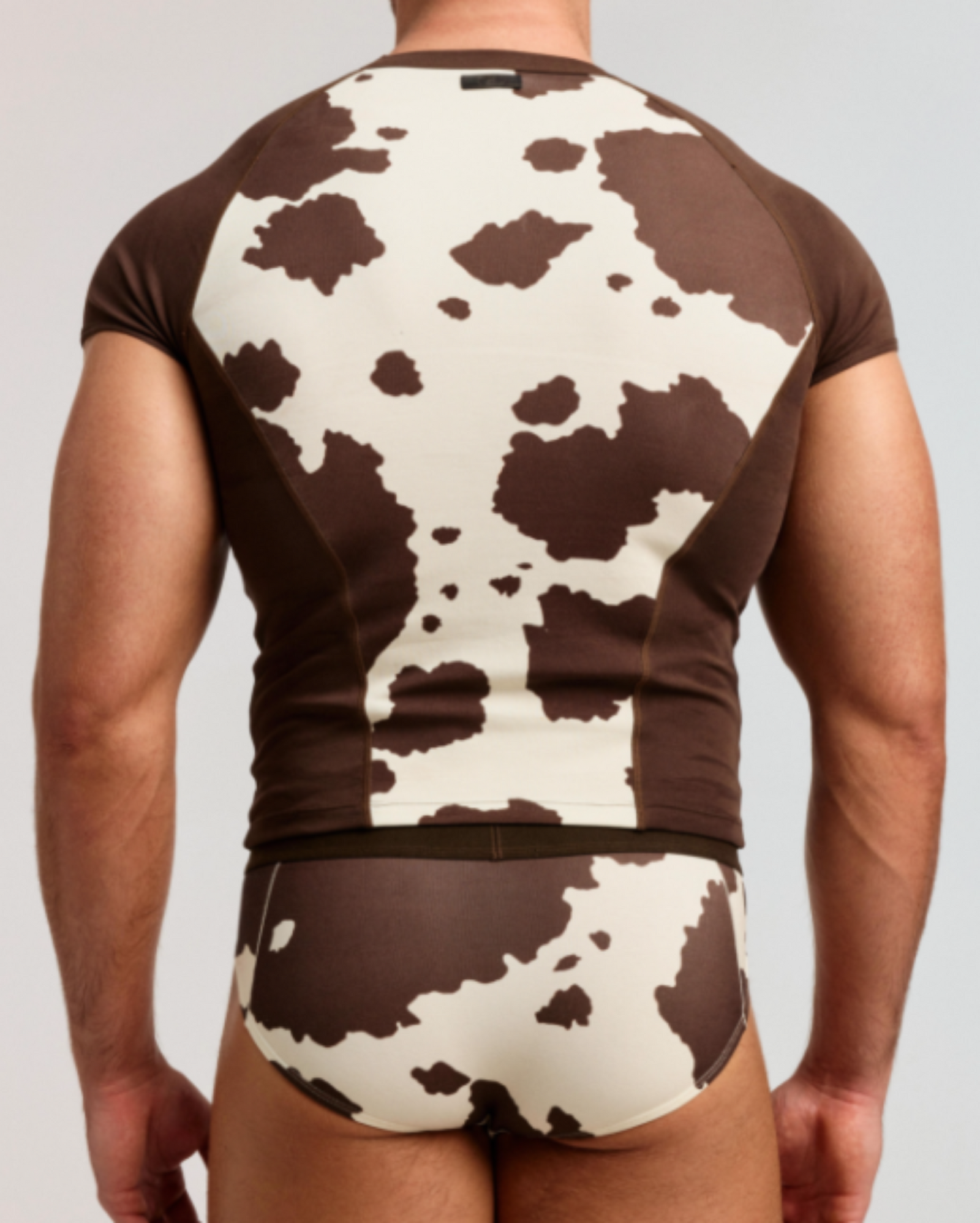 Cow Print Graphic T-Shirt - product view 3