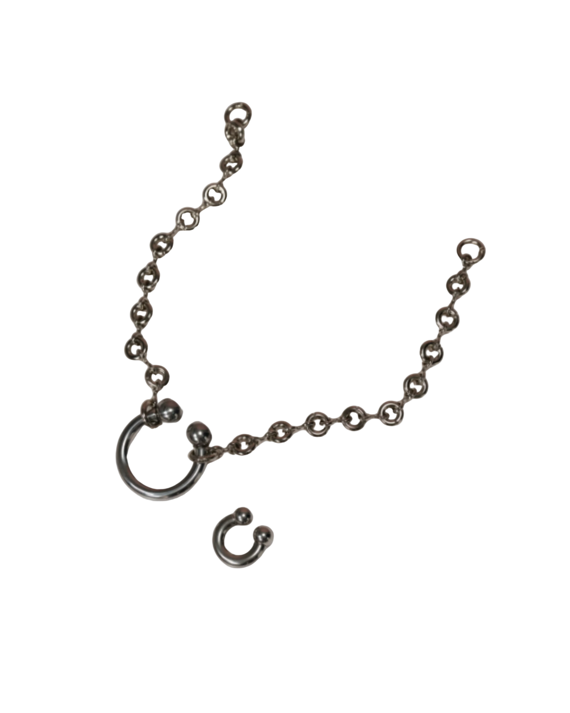 Captive Ring Accessory Chain with modular chain