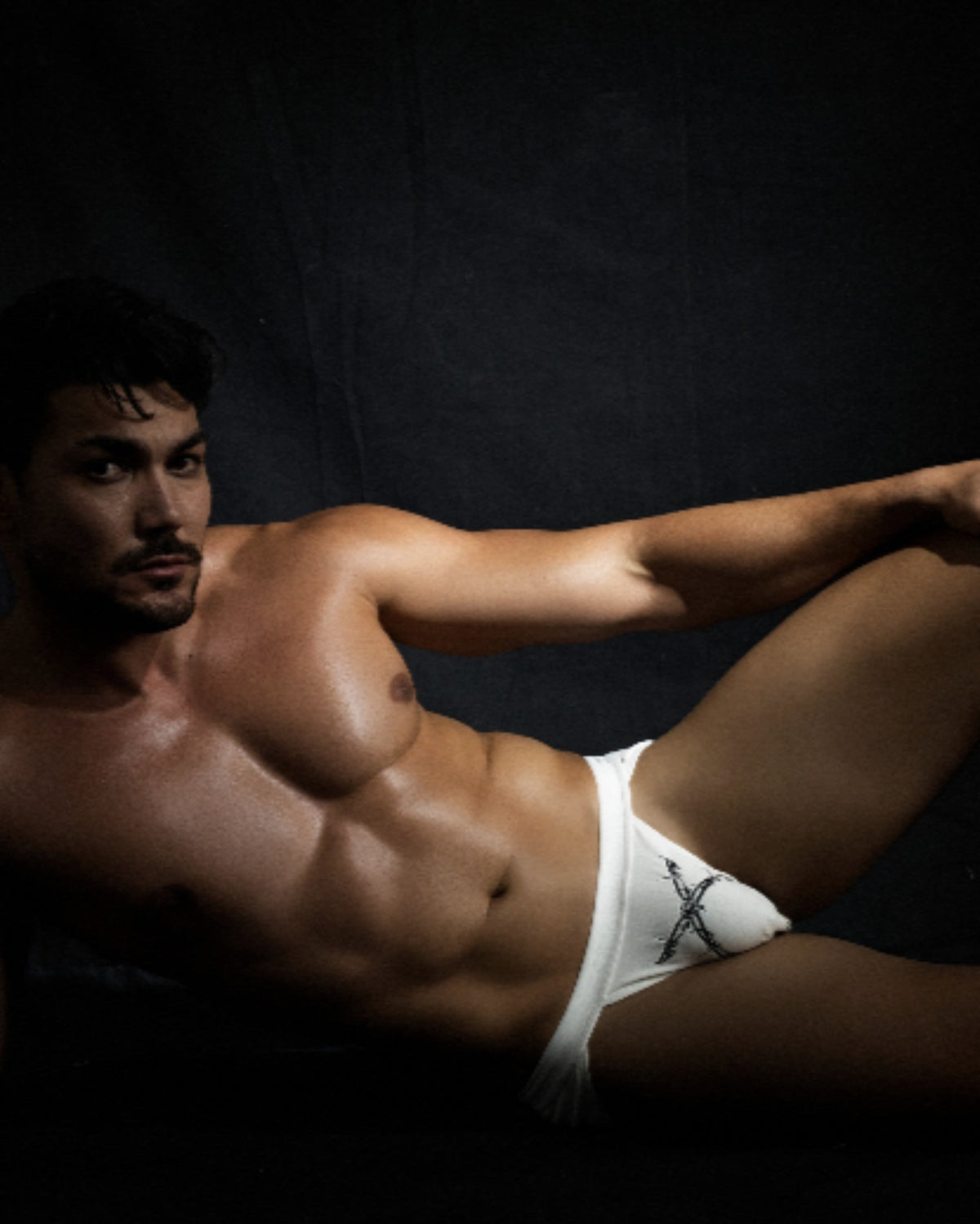 Thorn Print High-Cut Brief