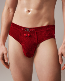 Red Velvet Hardware Brief, alternate product view 3